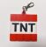 Брелок Minecraft TNT Logo Майнкрафт ABS пластик 6 см. - -