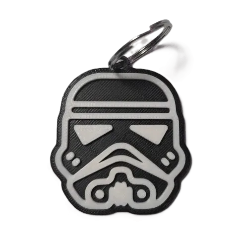 Брелок Star Wars Stormtrooper Keychain ABS пластик Зіркові війни Штурмовик 5 см. -   -  