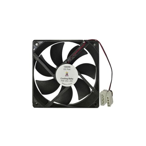 Кулер для корпуса Cooling Baby 12025S - Нулевой остаток (Feed) - Нулевой остаток (Feed)