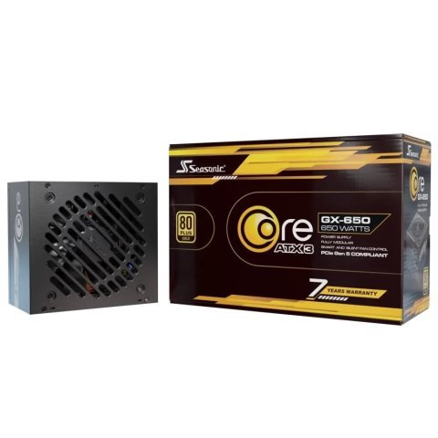 Блок питания Seasonic 650W BLACK (CORE GX-650-ATX31) - Нулевой остаток (Feed) - Нулевой остаток (Feed)