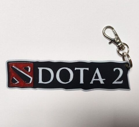 Брелок Dota 2 Logo Дота 2 ABS пластик 10 см. - -