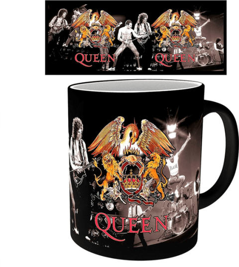 Чашка хамелеон QUEEN Crest Heat Change Mug Герб групи Квін 320 мл -   -  