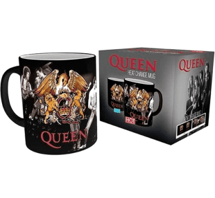 Чашка хамелеон QUEEN Crest Heat Change Mug Герб групи Квін 320 мл