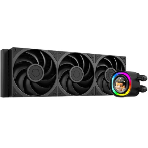 Система жидкостного охлаждения ID-Cooling FX360 LCD PE - Системы водного охлаждения  - Системы водного охлаждения 