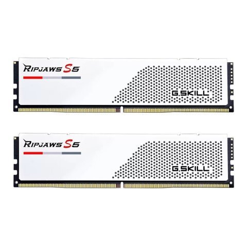 Модуль памяти для компьютера DDR5 64GB (2x32GB) 5600 MHz Ripjaws S5 White G.Skill (F5-5600J3636D32GX2-RS5W) - Нулевой остаток (Feed) - Нулевой остаток (Feed)