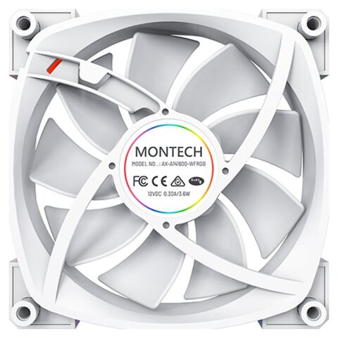 Кулер для корпуса MONTECH RX140 PWM WHITE - Вентиляторы к корпусам - Вентиляторы к корпусам