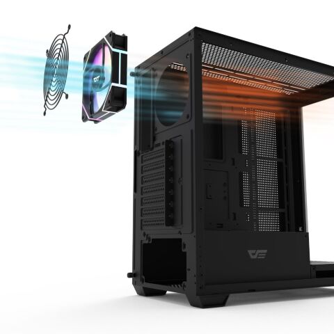 Корпус для ПК DARKFLASH DS900 BLACK - Корпуса - Корпуса