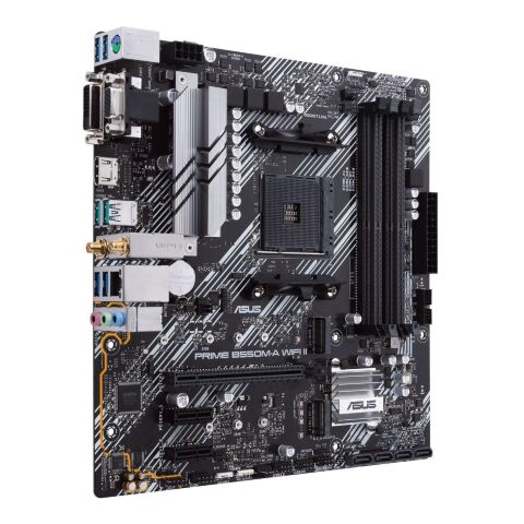 Материнская плата ASUS PRIME B550M-A WIFI II - Системные (материнские) платы  - Системные (материнские) платы 