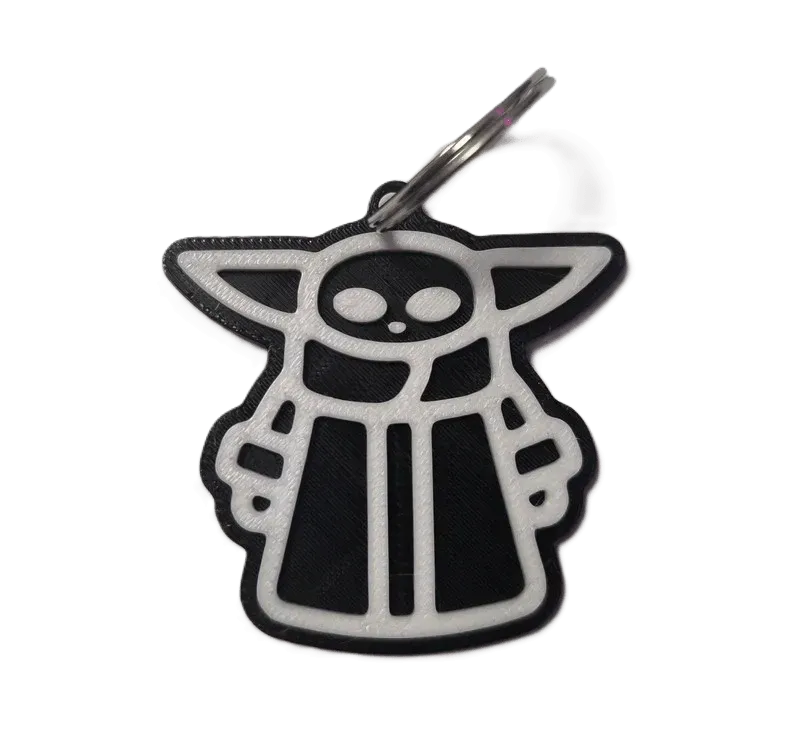 Брелок Star Wars Yoda Keychain ABS пластик Зіркові війни Йода 5 см.