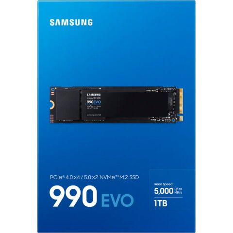 Накопитель SSD M.2 2280 1TB 990 EVO Samsung (MZ-V9E1T0BW) - Нулевой остаток (Feed) - Нулевой остаток (Feed)