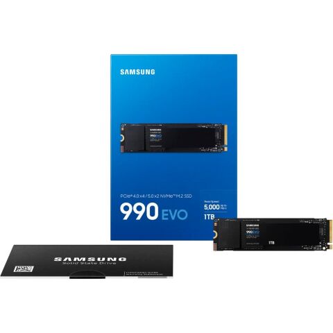 Накопитель SSD M.2 2280 1TB 990 EVO Samsung (MZ-V9E1T0BW) - Нулевой остаток (Feed) - Нулевой остаток (Feed)