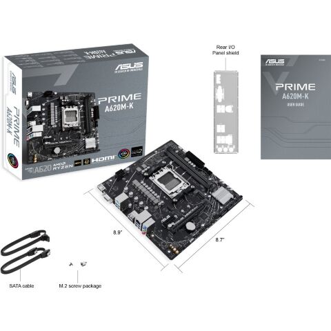 Материнская плата ASUS PRIME A620M-K - Системные (материнские) платы  - Системные (материнские) платы 
