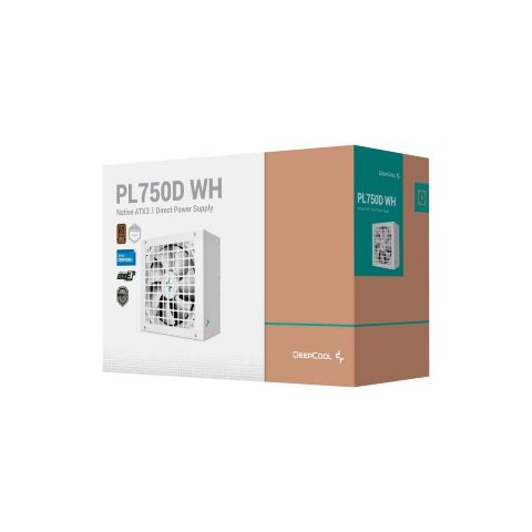 Блок питания Deepcool 750W (PL750D WH) - Нулевой остаток (Feed)  - Нулевой остаток (Feed) 