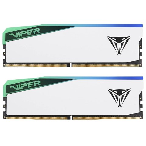 Модуль памяти для компьютера DDR5 32GB (2x16GB) 6600 MHz Viper Elite 5 RGB Patriot (PVER532G66C36KW) - Нулевой остаток (Feed) - Нулевой остаток (Feed)