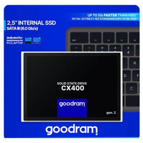 Накопитель SSD 2.5" 512GB Goodram (SSDPR-CX400-512-G2) - Внутренние SSD  - Внутренние SSD 