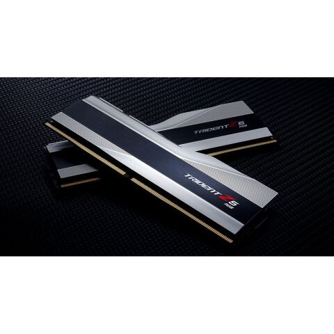 Модуль памяти для компьютера DDR5 32GB (2x16GB) 6000 MHz Trident Z5 RGB Silver G.Skill (F5-6000J3636F16GX2-TZ5RS) - Модули памяти для компьютера  - Модули памяти для компьютера 