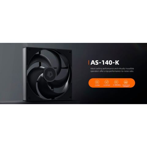 Кулер для корпуса ID-Cooling AS-140-K - Нулевой остаток (Feed)  - Нулевой остаток (Feed) 