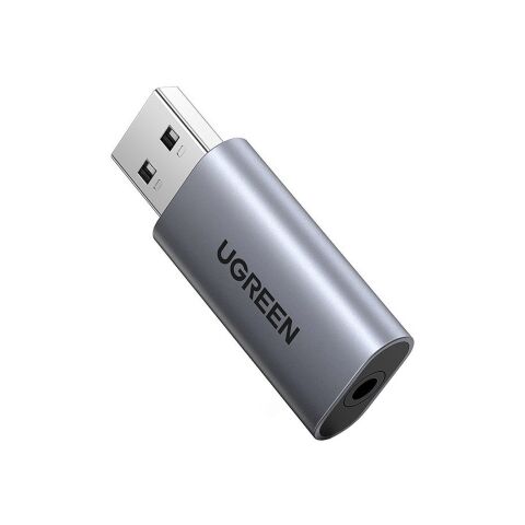 Звуковая плата Ugreen CM383 gray (80864) - Нулевой остаток (Feed) - Нулевой остаток (Feed)