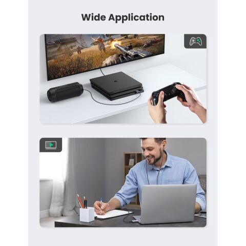 Звуковая плата Ugreen CM383 gray (80864) - Нулевой остаток (Feed) - Нулевой остаток (Feed)