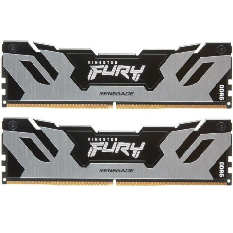 Модуль памяти для компьютера DDR5 96GB (2x48GB) 6000 MHz Renegade Silver XMP Kingston Fury (ex.HyperX) (KF560C32RSK2-96) - Нулевой остаток (Feed) - Нулевой остаток (Feed)