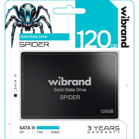 Накопитель SSD 2.5" 120GB Spider Wibrand (WI2.5SSD/SP120GB) - Внутренние SSD - Внутренние SSD