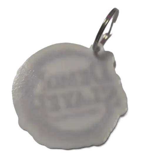 Брелок Demon Slayer Logo Keychain ABS пластик Клинок, що розсікає демонів 6 см. -   -  