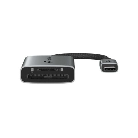 Считыватель флеш-карт TP-Link USB-C SD + TF silver (UA430C) - Нулевой остаток (Feed)  - Нулевой остаток (Feed) 