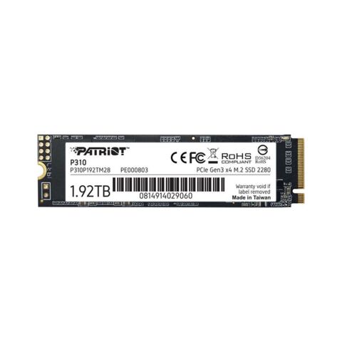 Накопитель SSD M.2 2280 1.92TB Patriot (P310P192TM28) - Внутренние SSD  - Внутренние SSD 