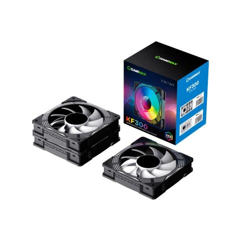 Кулер для корпуса Gamemax KF300 BK - Нулевой остаток (Feed)  - Нулевой остаток (Feed) 
