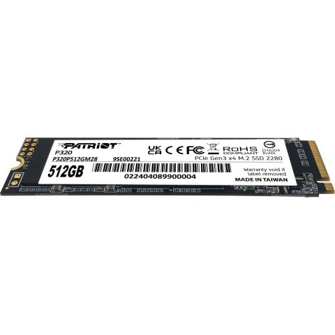 Накопитель SSD M.2 2280 512GB Patriot (P320P512GM28) - Нулевой остаток (Feed)  - Нулевой остаток (Feed) 