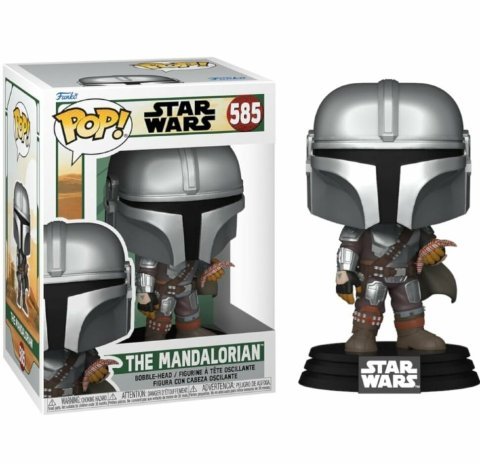 Фигурка Funko Star Wars The Mandalorian with Pouch Фанко Мандалорец 585 - -