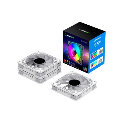 Кулер для корпуса Gamemax KF300 WH - Нулевой остаток (Feed) - Нулевой остаток (Feed)