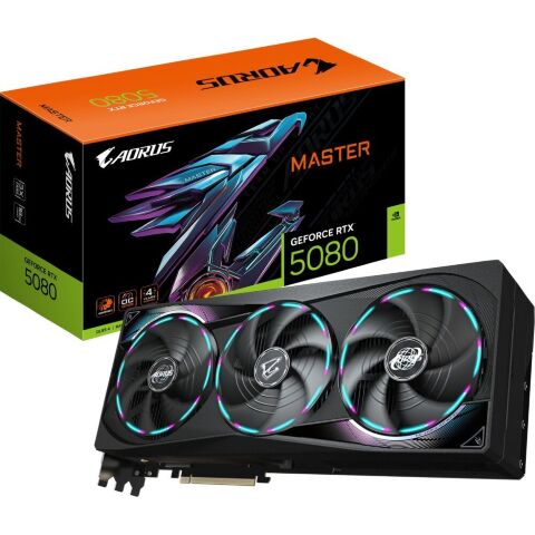 Видеокарта GIGABYTE GeForce RTX5080 16GB MASTER (GV-N5080AORUS M-16GD) - Видеокарты  - Видеокарты 