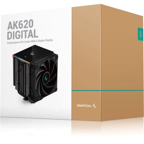 Кулер для процессора Deepcool AK620 Digital (R-AK620-BKADMN-G) - Нулевой остаток (Feed)  - Нулевой остаток (Feed) 
