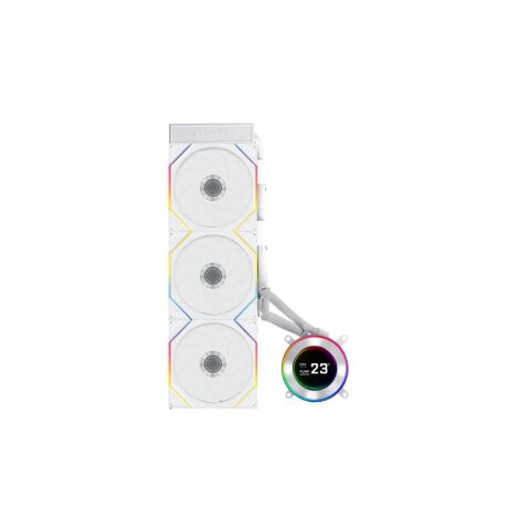 Система жидкостного охлаждения Lian Li HydroShift II LCD-C 360 FANLESS White (G89.GHS2LCD36W.00) - Нулевой остаток (Feed)  - Нулевой остаток (Feed) 