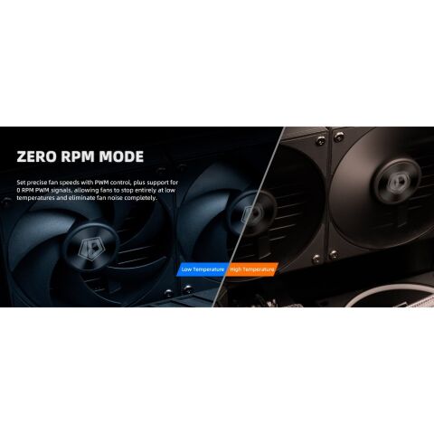 Кулер для корпуса ID-Cooling AF-1230-K - Нулевой остаток (Feed) - Нулевой остаток (Feed)