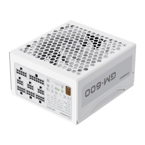 Блок питания Gamemax 600W GM-600 Modular white (GM-600 Modular white) - Нулевой остаток (Feed) - Нулевой остаток (Feed)