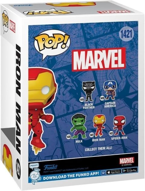 Фігурка Funko Marvel: Iron Man фанко Марвел залізна людина 1421 - -