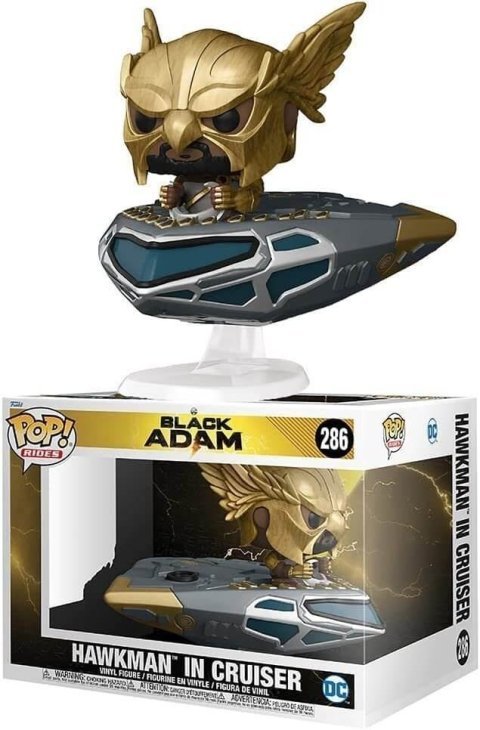 Фігурка Funko DC Black Adam Hawkman in Cruiser Фанко Чорний Адам Людина Яструб 286 - -