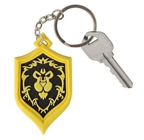 Брелок - World of Warcraft Alliance Pride Rubber Key Chain -   -  