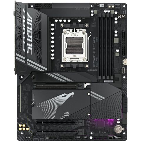 Материнская плата GIGABYTE X870 AORUS ELITE WIFI7 (X870 A ELITE WIFI7) - Системные (материнские) платы  - Системные (материнские) платы 