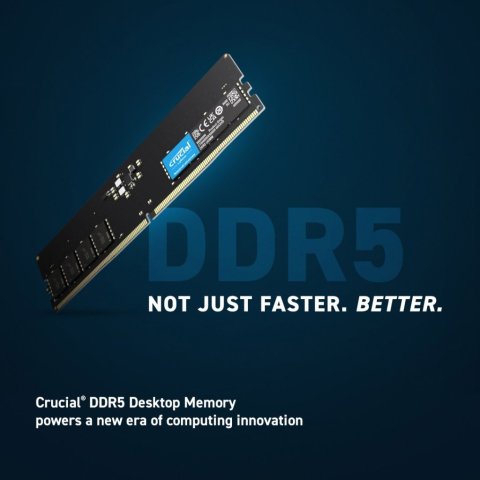 Модуль памяти для компьютера DDR5 8GB 4800 MHz Micron (CT8G48C40U5T) - Нулевой остаток (Feed) - Нулевой остаток (Feed)