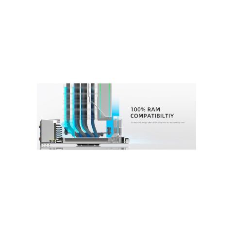 Кулер для процессора ID-Cooling Frozn A610 ARGB White (FROZN A610 ARGB White) - Нулевой остаток (Feed) - Нулевой остаток (Feed)