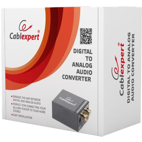 Конвертор Cablexpert Digital to analog audio (DSC-OPT-RCA-001) - Контроллеры и конверторы  - Контроллеры и конверторы 