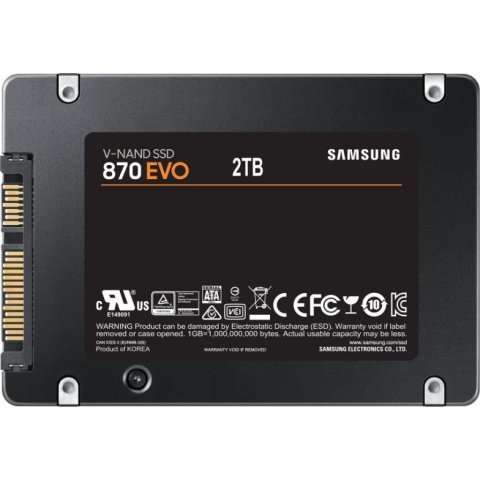 Накопитель SSD 2.5" 2TB 870 EVO Samsung (MZ-77E2T0BW) - Нулевой остаток (Feed)  - Нулевой остаток (Feed) 