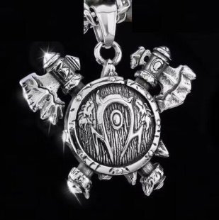 Медальйон World of Warcraft Horde Варкрафт Орда (нержавіюча сталь) + подарунковий бокс
