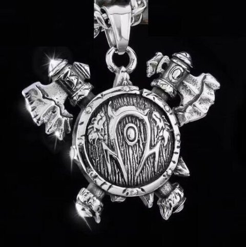 Медальйон World of Warcraft Horde Варкрафт Орда (нержавіюча сталь) + подарунковий бокс -   -  