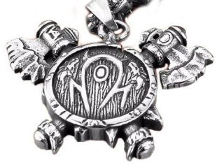 Медальйон World of Warcraft Horde Варкрафт Орда (нержавіюча сталь) + подарунковий бокс