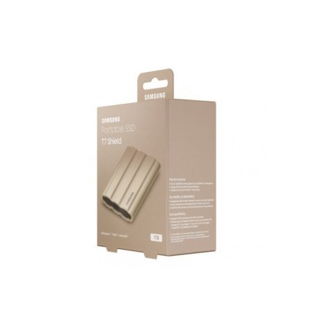 Накопитель SSD USB 3.2 1TB T7 Shield Samsung (MU-PE1T0K/EU) - Нулевой остаток (Feed) - Нулевой остаток (Feed)