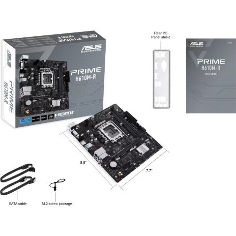 Материнская плата ASUS PRIME H610M-R-SI - Нулевой остаток (Feed) - Нулевой остаток (Feed)